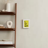 "Buzzer Beater" - Art Print in Lemon Lime by Keen Peachy - In a Room