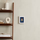 "Catstack" - Art Print in Navy by Nieves Herranz - In a Room