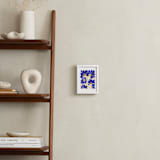 "The Happiest Flowers" - Art Print in Cobalt Blue by Kristian Gallagher - In a Room