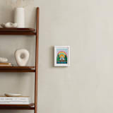 "Camp Rainbow" - Art Print in sky by Shirley Lin Schneider - In a Room