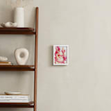 "Yupo Study Five" - Art Print in Flame Pink by Emily Magone - In a Room