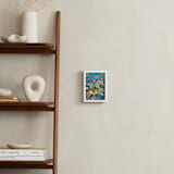 "From a Table in Verona" - Art Print in Cerulean by Jennifer Allevato - In a Room