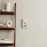 "A  Bunch of Wild Flowers" - Art Print in buttercup by Qing Ji - In a Room
