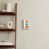 "Snowcone in Aruba" - Art Print in Orange Coral by Alex Isaacs Designs - In a Room