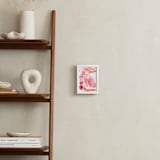 "blushing pink" - Art Print in coral pink by Kelly Witmer - In a Room