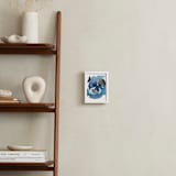 "Geometric Bluebird " - Art Print in Cyan by Kiana Lee - In a Room
