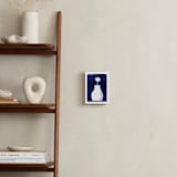 "Sometimes it is blue3 " - Art Print in Deep blue3 by Bethania Lima - In a Room