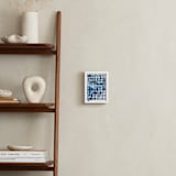 "indigo wash marks" - Art Print in indigo blue by Kelly Witmer - In a Room