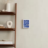 "Pond Reflection" - Art Print in Cornflower Blue by Camille Pietrow - In a Room