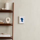 "Silhouette: Custom Print with Text" - Custom Print in Blueberry by Minted - In a Room