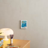 "Night Swim" - Personalized Art Print in Blue by sue prue - In a Room