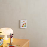 "Simple Rainbow" - Art Print in Sunshine by Kristen Smith - In a Room