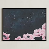 "Awakening" - Art Print in Blush by Emily Magone - Framed