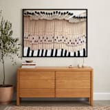 "Key Rehab" - Art Print in Oxblood by Poppy A - In a Room