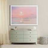 "Sorbet Sea 3" - Art Print in pink by Kamala Nahas - In a Room