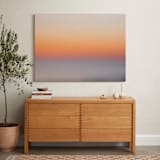 "Summer Sunset II" - Art Print in Blush by Helen Makadia - In a Room
