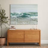 "Soft Break" - Art Print in Pale Aqua by BROOK PAGE - In a Room