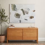"Woolen" - Art Print in Olive by Jennifer Daily - In a Room