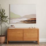 "Reposeful Scenery" - Art Print in Sand Beige by Shina Choi - In a Room