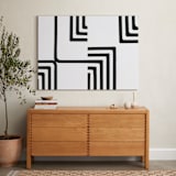 "Edges" - Art Print in Onyx by Bethania Lima - In a Room