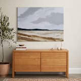 "US 90 To Valentine" - Art Print in Mist by Kati Ramer - In a Room