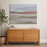 "Blushing Expanse" - Art Print in Expanse by Kati Ramer - In a Room