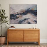 "Enough" - Art Print in Navy by Candice Buchanan - In a Room