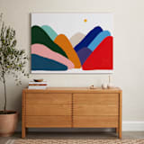 "Indeed, They Are" - Art Print in Rainbow by Allison Filice - In a Room