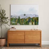 "Los Angeles landscape" - Art Print in Green Hills by Kelly Witmer - In a Room