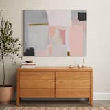"atmospheric" - Art Print in Apricot by Amy Gray - In a Room