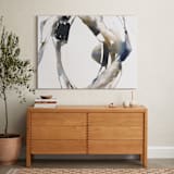 "Surrounding" - Art Print in grey wash by Michelle Lee - In a Room