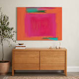 "Caliente" - Art Print in White by Amy Gray - In a Room
