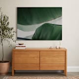 "leaf & light 4" - Art Print in White by Alicia Abla - In a Room