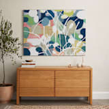 "Summer Rising" - Art Print in pink by Nancy Ramirez - In a Room