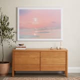 "Sorbet Sea 3" - Art Print in pink by Kamala Nahas - In a Room