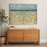 "Cotton Field" - Art Print in Warm Tones by Lauren Rutley - In a Room