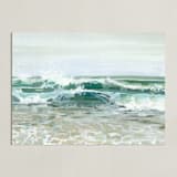 "Soft Break" - Art Print in Pale Aqua by BROOK PAGE - Unframed