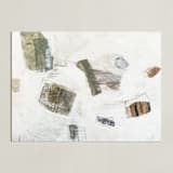 "Woolen" - Art Print in Olive by Jennifer Daily - Unframed