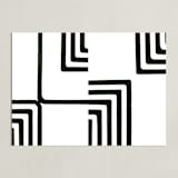 "Edges" - Art Print in Onyx by Bethania Lima - Unframed