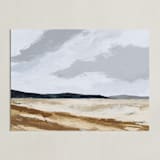 "US 90 To Valentine" - Art Print in Mist by Kati Ramer - Unframed