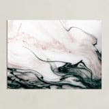 "Ethereal Flow" - Art Print in Ocean Sunset by Melanie Severin - Unframed