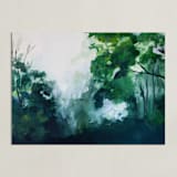 "Homeland" - Art Print in Forest Green by Brittany Fan - Unframed