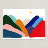 "Indeed, They Are" - Art Print in Rainbow by Allison Filice - Unframed