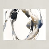 "Surrounding" - Art Print in grey wash by Michelle Lee - Unframed