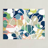 "Summer Rising" - Art Print in pink by Nancy Ramirez - Unframed