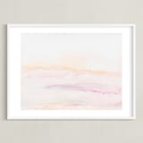 "Eventide" - Art Print in White by Itsy Belle Studio - Framed