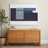 "Waves Crashing" - Art Print in Navy by Marissa Hodges - In a Room
