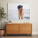 "All Is Quiet" - Art Print in Neutral Skies by Jenni Kupelian - In a Room