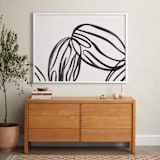 "almond milk" - Art Print in graphite by Carolyn MacLaren - In a Room