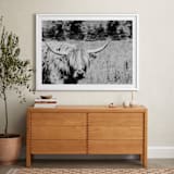"Junior" - Art Print in Onyx by Janet Cruz - In a Room